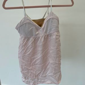 Pink Lululemon Tank Top size Small with Built-in-Bra